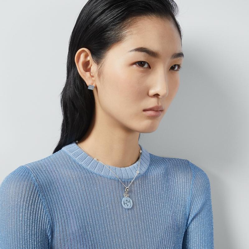 GUCCI（グッチ） レディース ダブルG マザーオブパール ネックレス