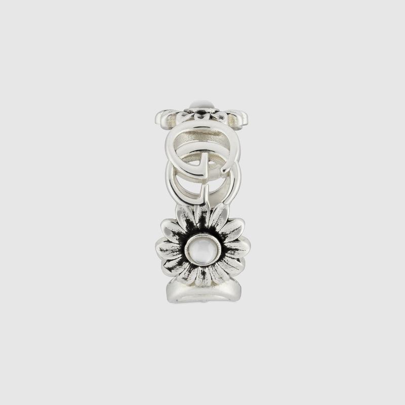 GUCCI（グッチ） レディース ダブルG マザーオブパール リング