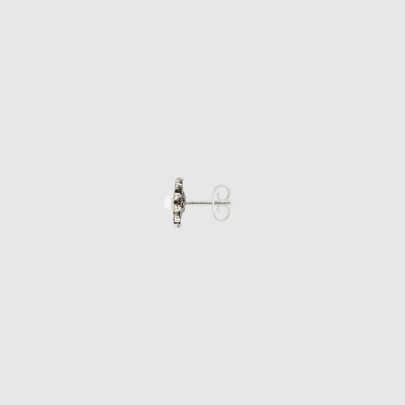 GUCCI（グッチ） レディース ダブルG フラワー スタッズ ピアス