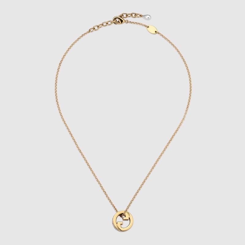 GUCCI（グッチ） レディース ブロンディ クリスタル ペンダント 