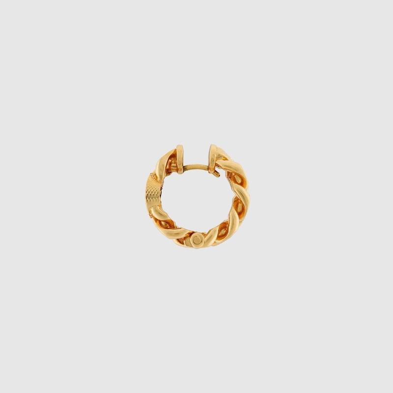 GUCCI（グッチ） レディース インターロッキング フープピアス