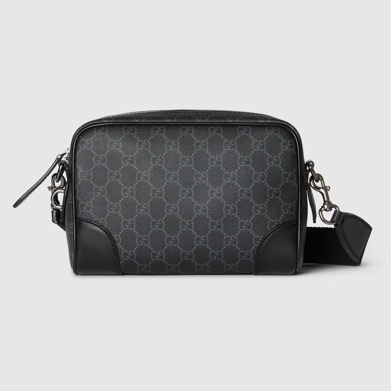 GUCCI　ウエストポーチ　黒　クロスボディ　本革　GG柄　ロゴグラム　斜め掛け GUCCI グッチ 黒 ブラック GGロゴ Gucci Off The Grid ウエストポーチ