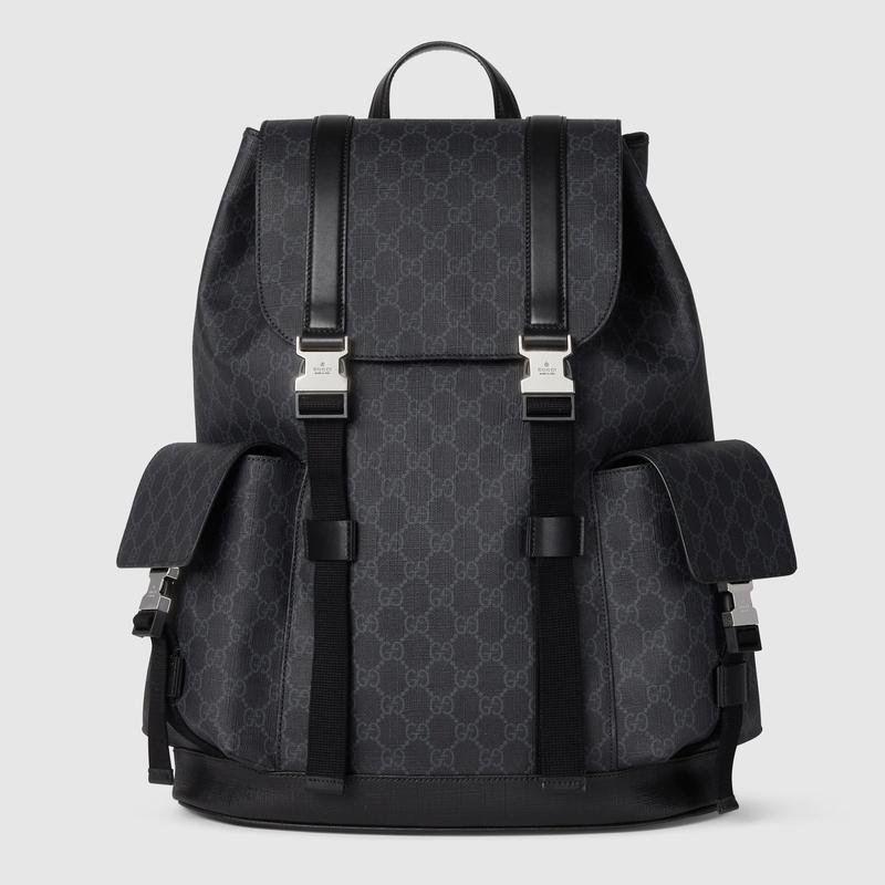 極上美品 グッチ GGスモール バックパック リュック GUCCI（グッチ） メンズ GG スモール バックパック【 - 】【送料無料