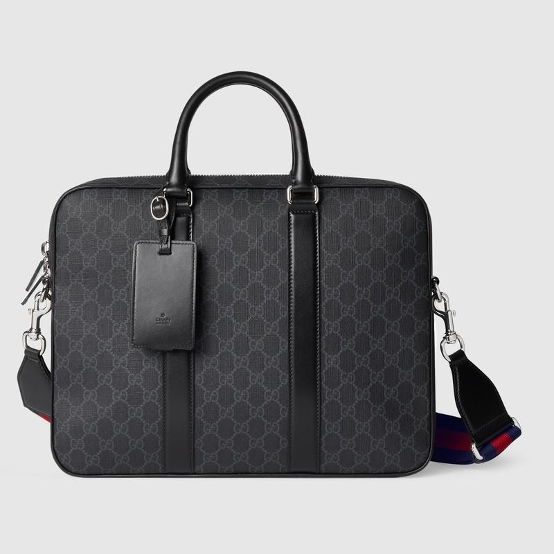 GUCCI ショルダーストラップ付き GG スモール ブリーフケース GUCCI ショルダーストラップ付き GG スモール ブリーフケース 【公式通販】