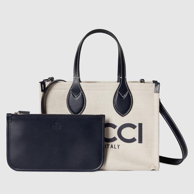 Gucci ベージュキャンバスバッグ GUCCI（グッチ） トートバッグ GGキャンバス レザー 120895 ベージュ