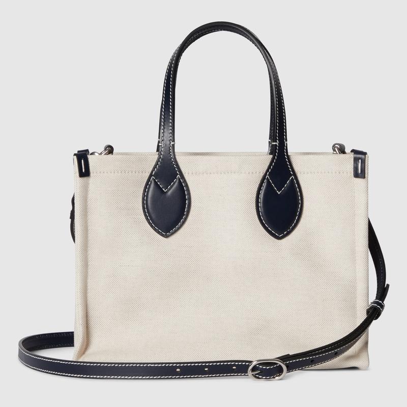 GUCCI（グッチ） レディース プリント ミニ トートバッグ【ベージュ