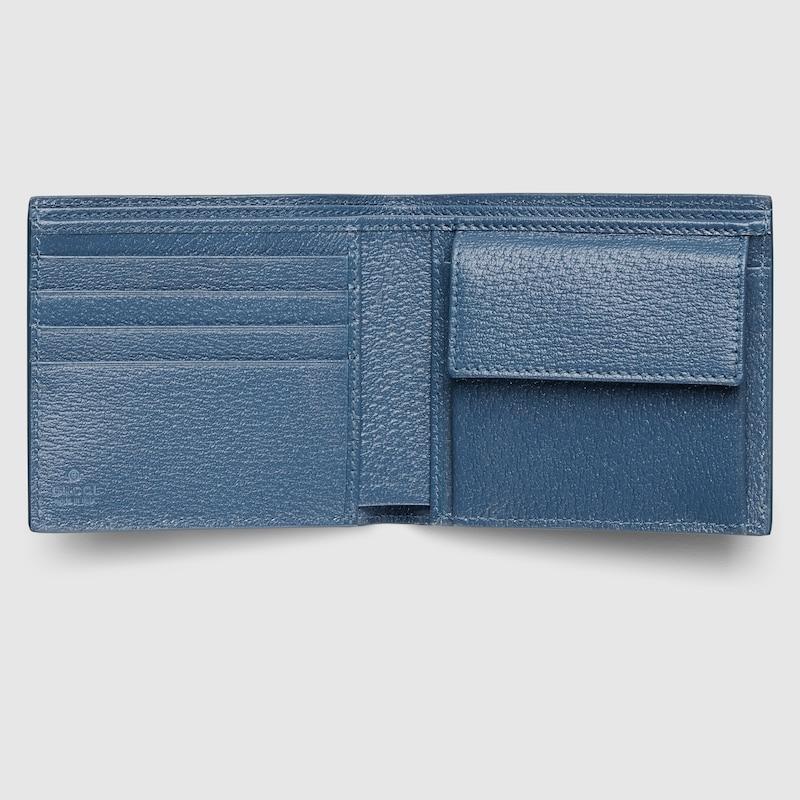 グッチ GUCCI メンズ GG コインウォレット 財布ブルー インテリア【  - 】【送料無料】【正規品】の画像