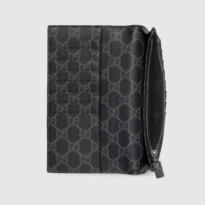 GUCCI（グッチ） メンズ GGエンブレムエンボス ロングウォレット 財布