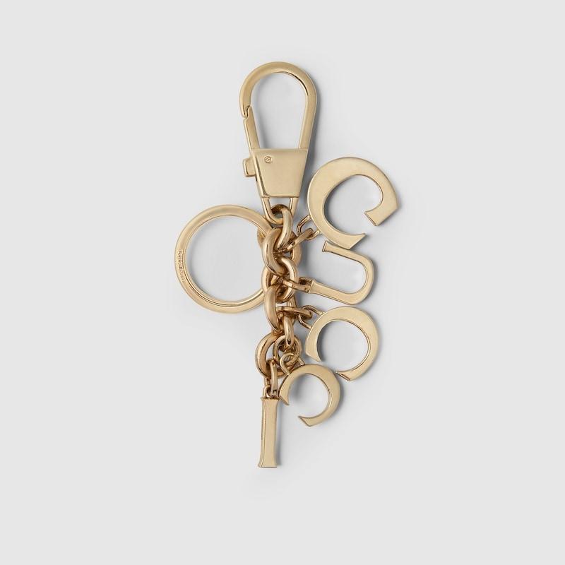 グッチ GUCCI メンズ スクリプト キーチェーン【  - 】【送料無料】【正規品】の画像