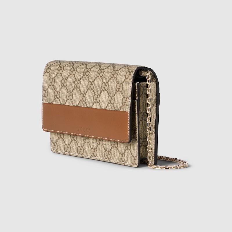 グッチ GUCCI レディース GGエンブレムチェーンウォレット 財布【  - 】【送料無料】【正規品】の画像
