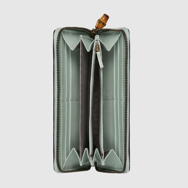 GUCCI（グッチ） レディース バンブー付き ジップアラウンドウォレット