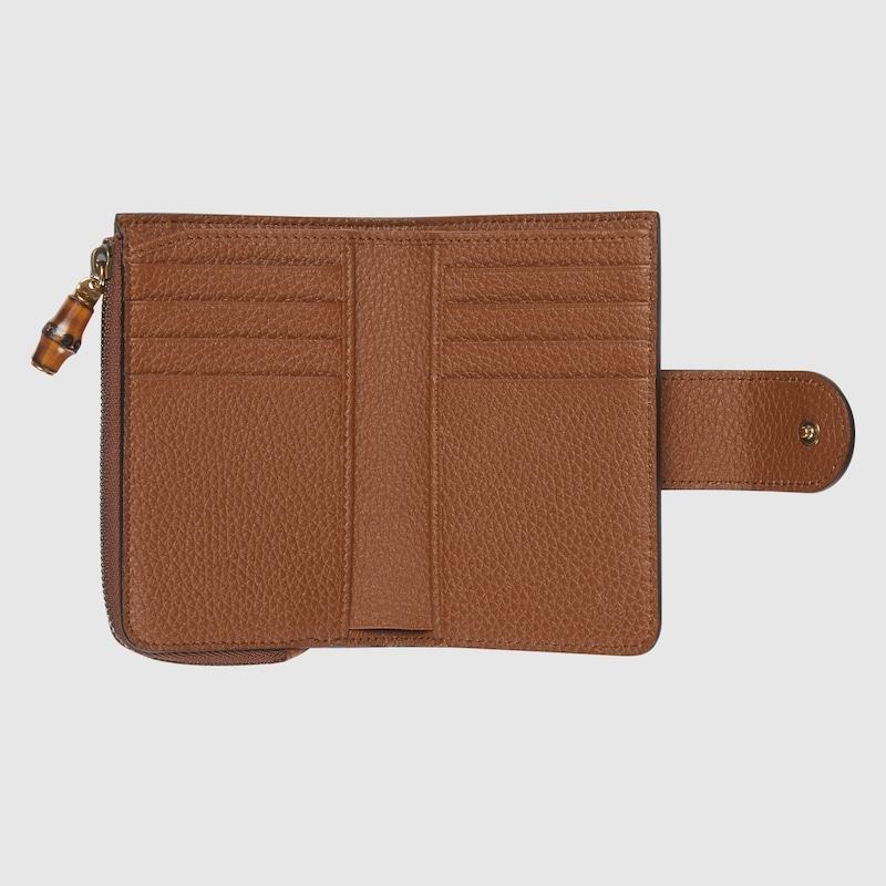 グッチ GUCCI レディース バンブー付き ダブルG ミディアム ウォレット 財布【  - 】【送料無料】【正規品】の画像