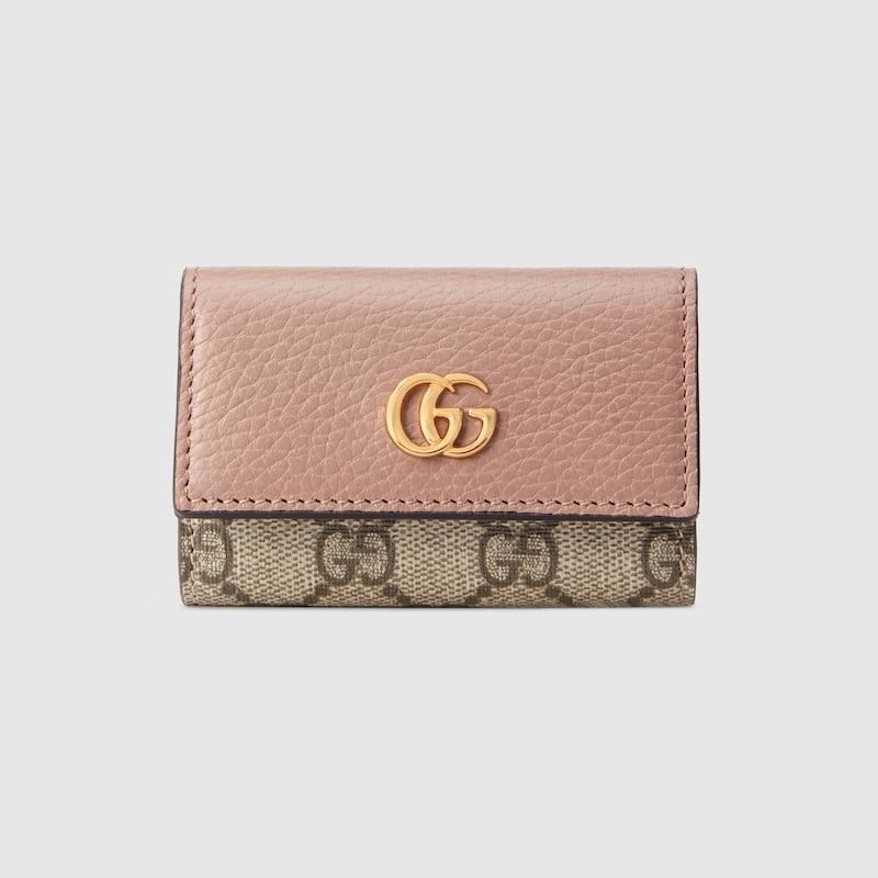 GUCCI（グッチ） レディース ダブルG バイカラー キーケース【送料無料