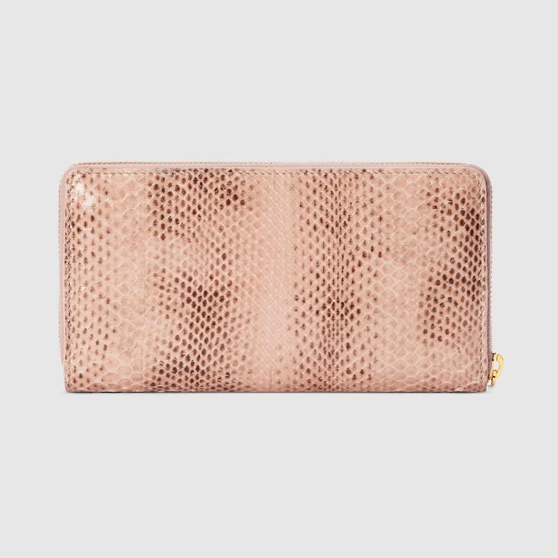 グッチ GUCCI レディース スクリプト パイソン ジップアラウンドウォレット財布【  - 】【送料無料】【正規品】の画像