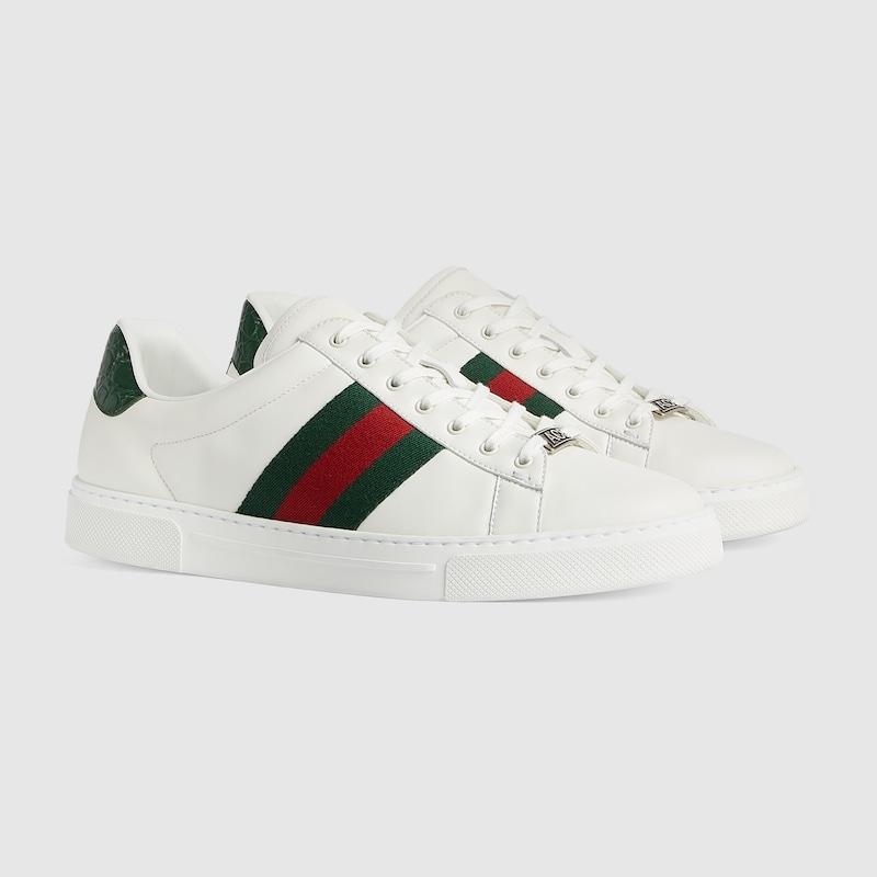 グッチ GUCCI メンズ エースウェブ ストライプ スニーカー【  - 】【送料無料】【正規品】の画像