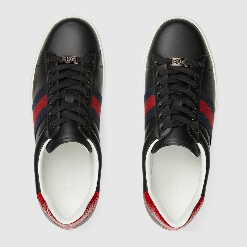 グッチ GUCCI メンズ エースウェブ ストライプ スニーカー【  - 】【送料無料】【正規品】の画像