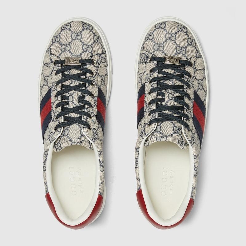 グッチ GUCCI メンズ エースウェブ ストライプ スニーカー【  - 】【送料無料】【正規品】の画像