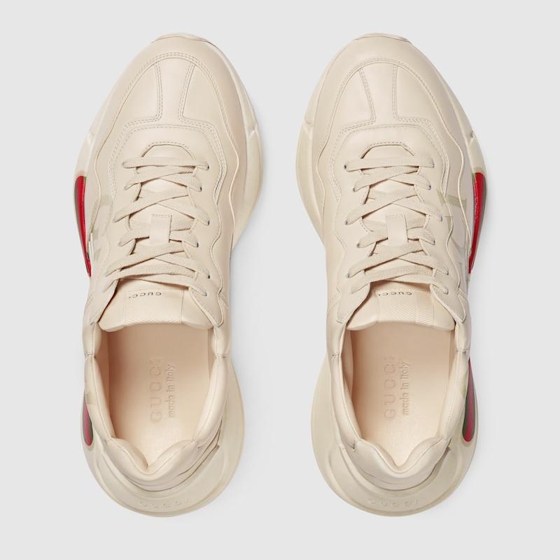 GUCCI（グッチ） メンズ ライトンロゴ レザー スニーカー【 - 】【送料