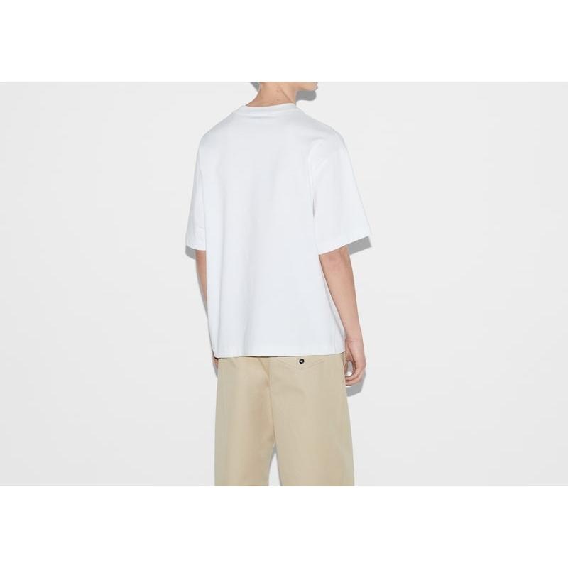 グッチ GUCCI メンズ プリント コットンジャージー Tシャツ【ホワイト 】【送料無料】【正規品】の画像