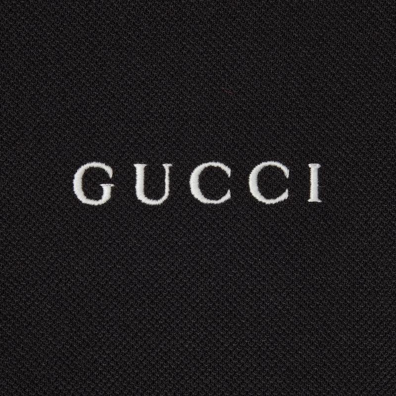 グッチ GUCCI メンズ エンブロイダリー コットンピケ ポロTシャツ【  - 】【送料無料】【正規品】の画像