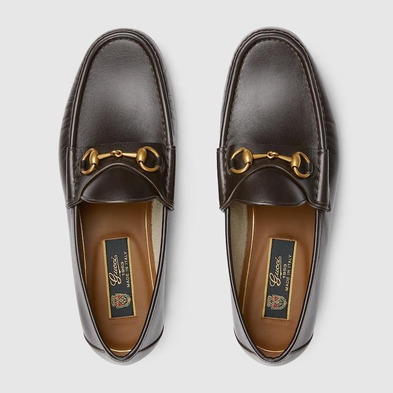 グッチ GUCCI メンズ ホースビット 1953 ローファー【ダークブラウン レザー 】【送料無料】【正規品】の画像
