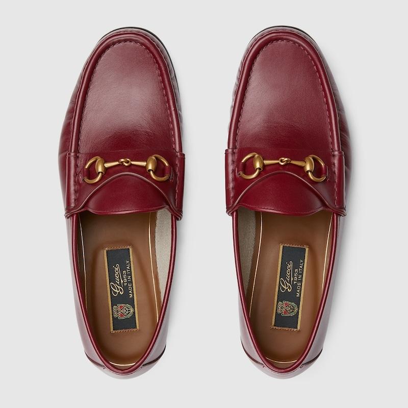 GUCCI（グッチ） メンズ ホースビット 1953 ローファー【ロッソ