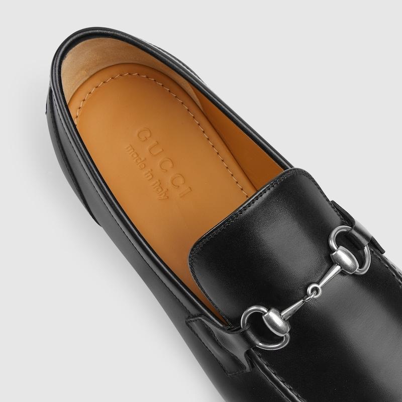 グッチ GUCCI メンズ ヨルダーン ホースビット ローファー【ブラック レザー 】【送料無料】【正規品】の画像