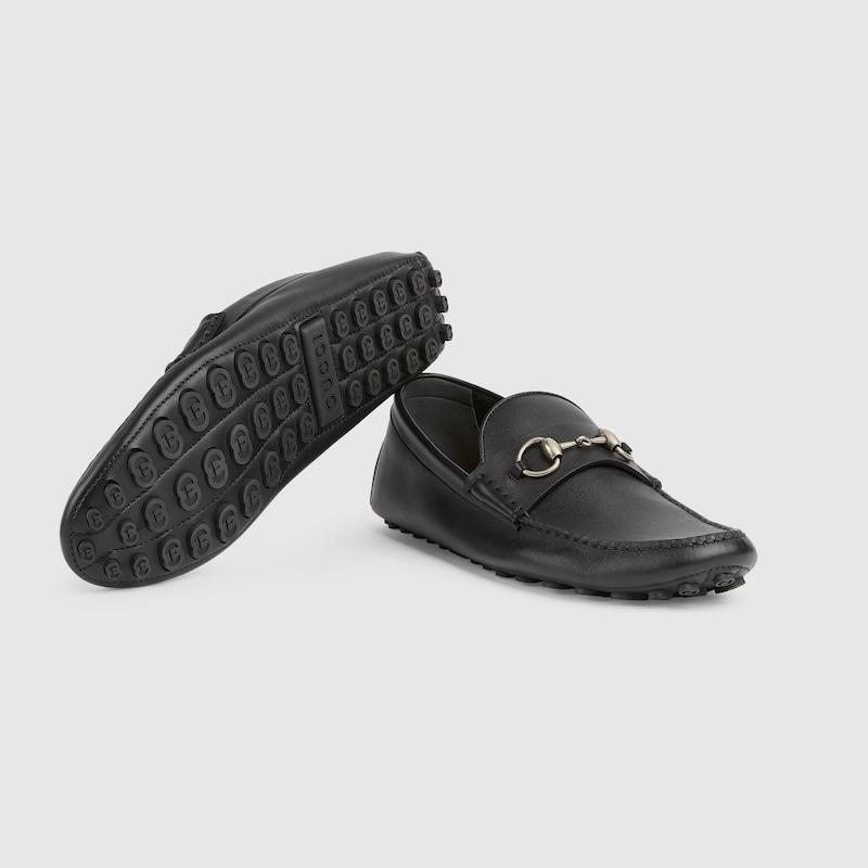 GUCCI（グッチ） メンズ ホースビット付き ドライビングシューズ
