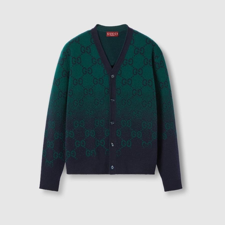 GUCCI（グッチ） メンズ テクスチャード GGウールジャカード