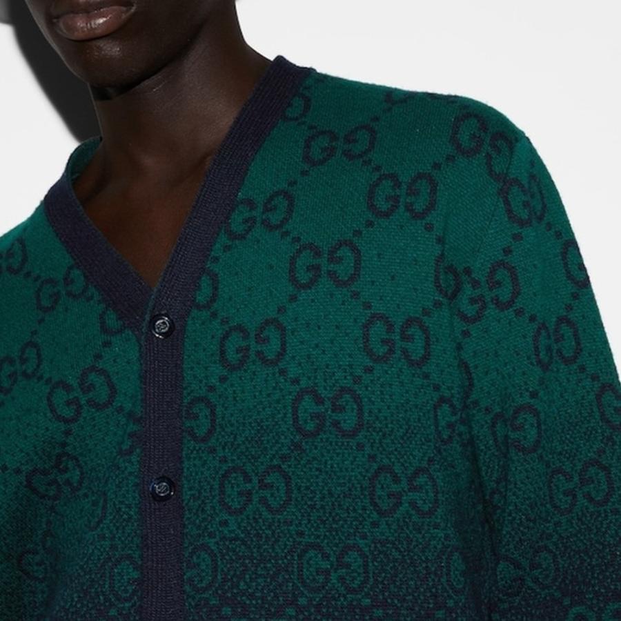 GUCCI（グッチ） メンズ テクスチャード GGウールジャカード