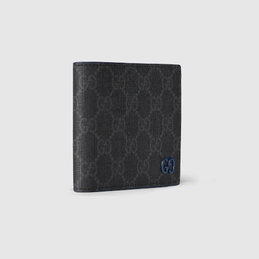 グッチ GUCCI メンズ GG コインウォレット 財布 ブルー インテリア【ブラック スプリーム 】【送料無料】【正規品】の画像