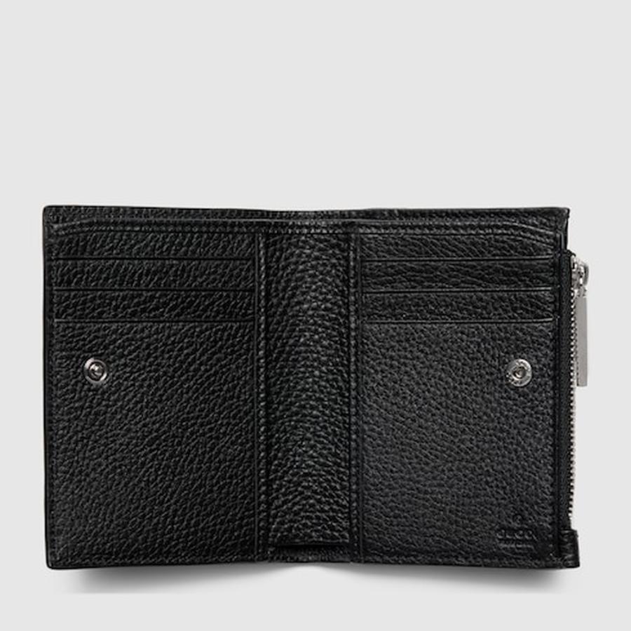 グッチ GUCCI メンズ GUCCI ロゴ コインウォレット 財布【ブラック レザー 】【送料無料】【正規品】の画像
