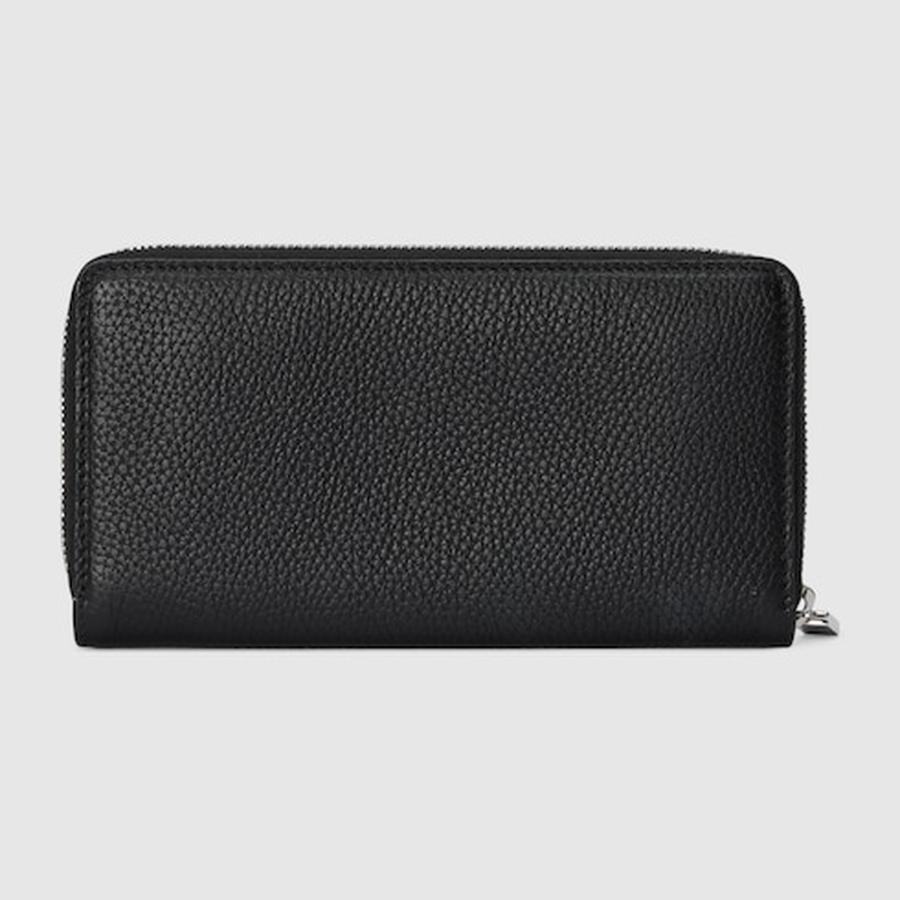 グッチ GUCCI メンズ GUCCI ロゴ ジップアラウンドウォレット 財布【ブラック レザー 】【送料無料】【正規品】の画像