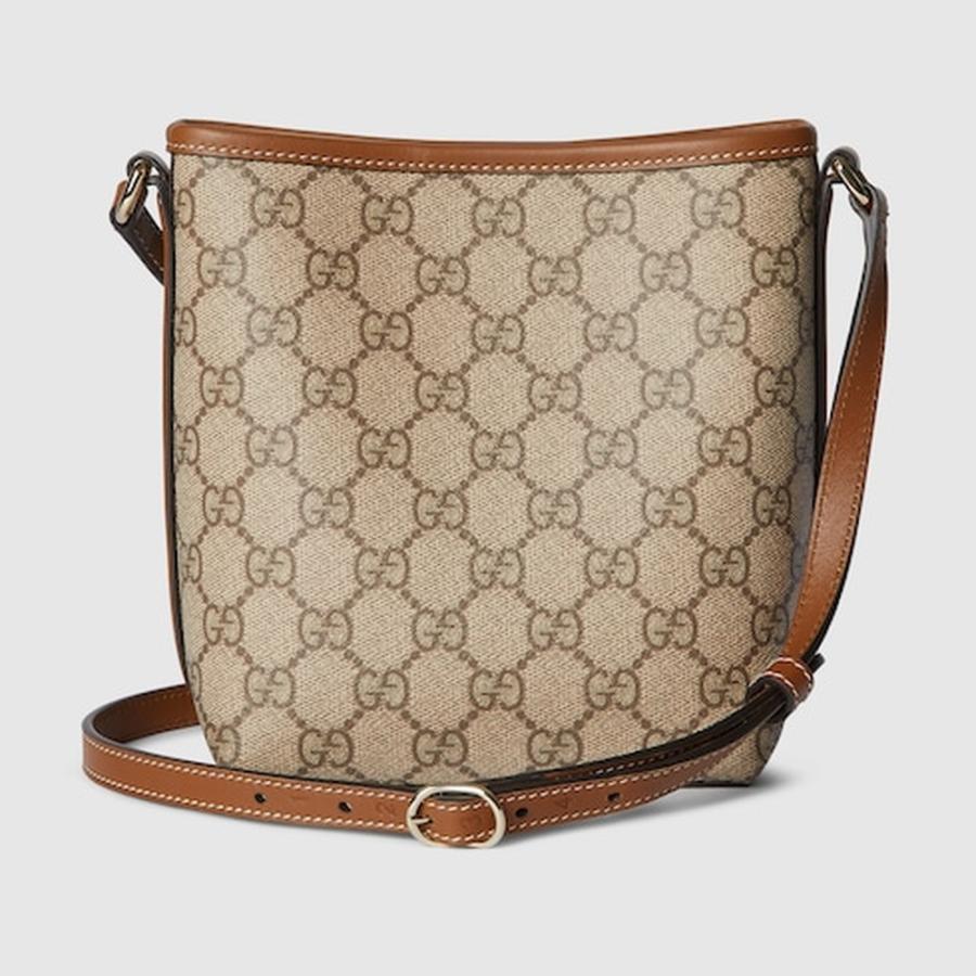 GUCCI（グッチ） レディース 〔GGエンブレム〕ナノ バケットバッグ
