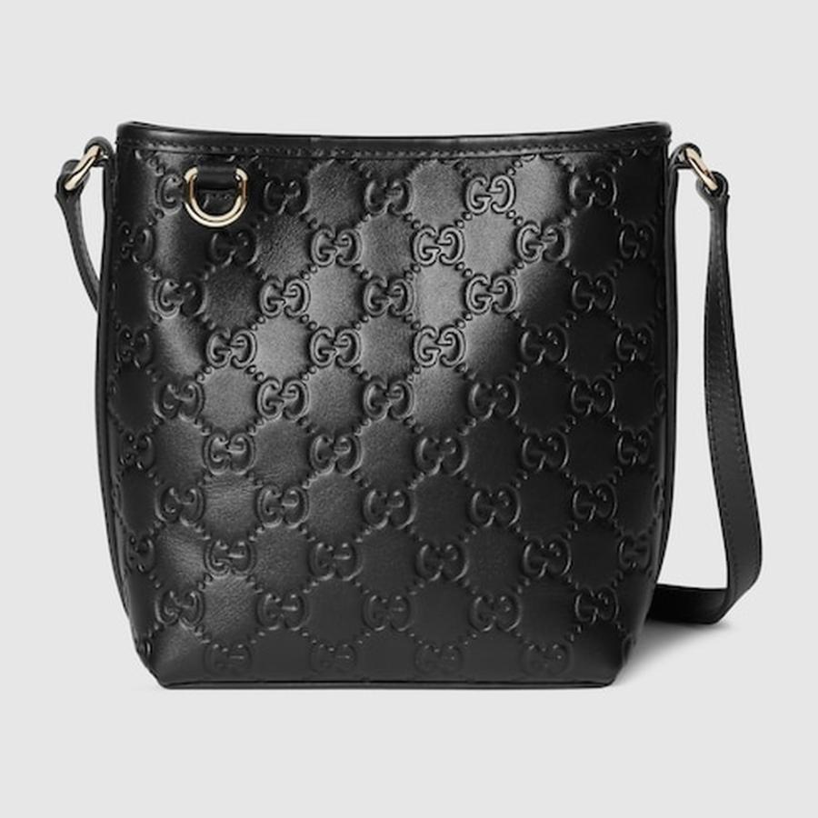 GUCCI（グッチ） レディース 〔GGエンブレム〕ナノ バケットバッグ