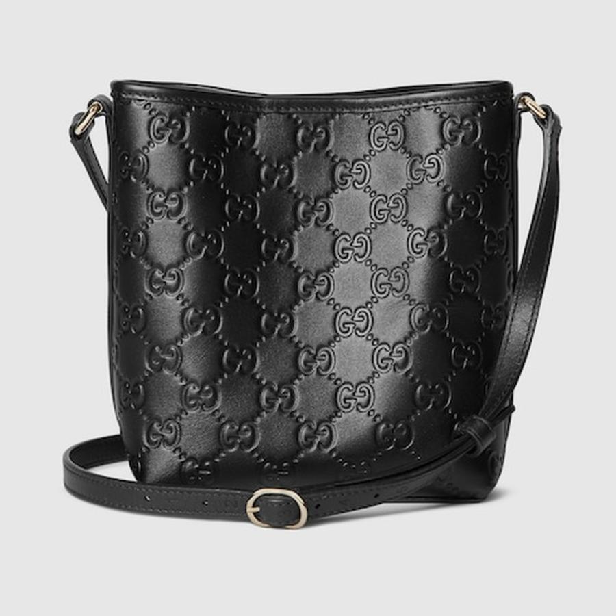 GUCCIグッチarchive 最初期スタッズロゴデムナ元ネタバッグ GUCCI（グッチ） レディース 〔GGエンブレム〕ナノ バケットバッグ
