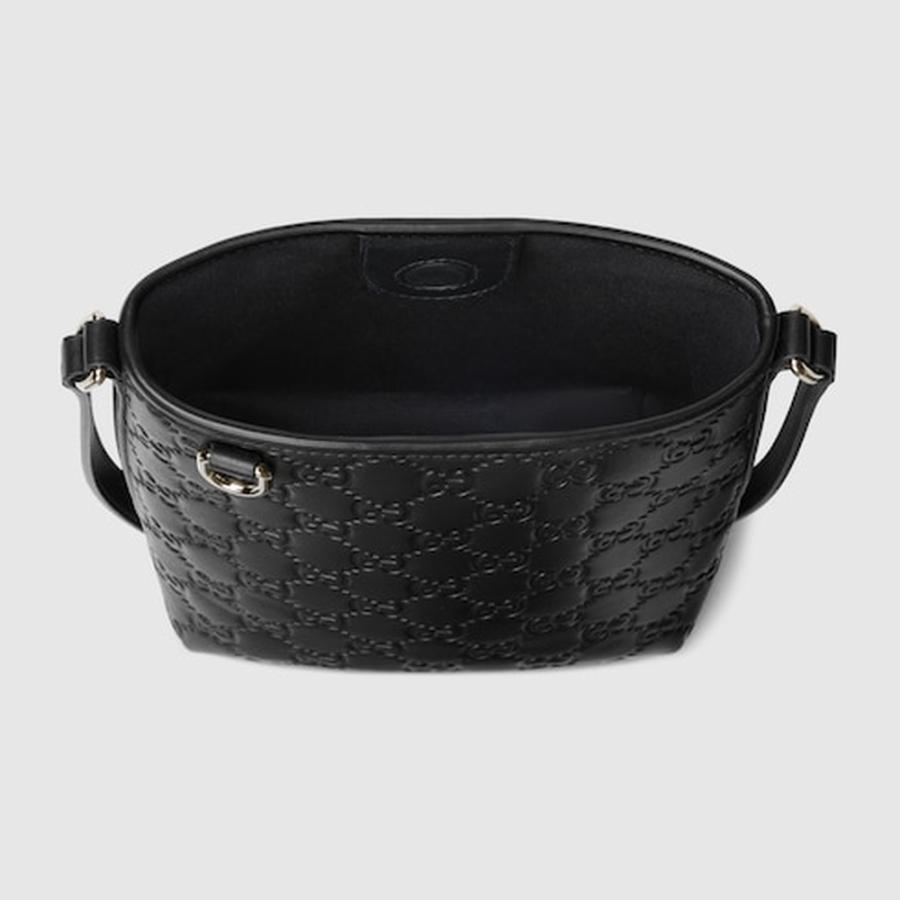 GUCCI（グッチ） レディース 〔GGエンブレム〕ナノ バケットバッグ