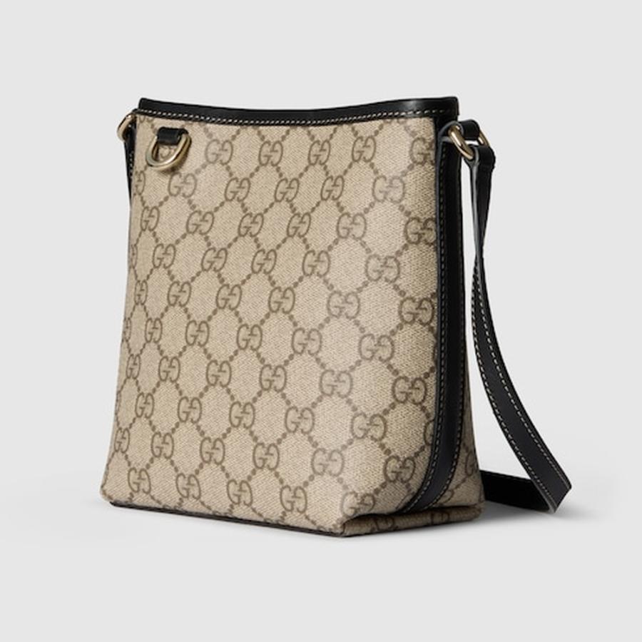 グッチ GUCCI レディース 〔GGエンブレム〕ナノ バケットバッグ【ベージュ＆ダークブラウン ファブリック 】【送料無料】【正規品】_1