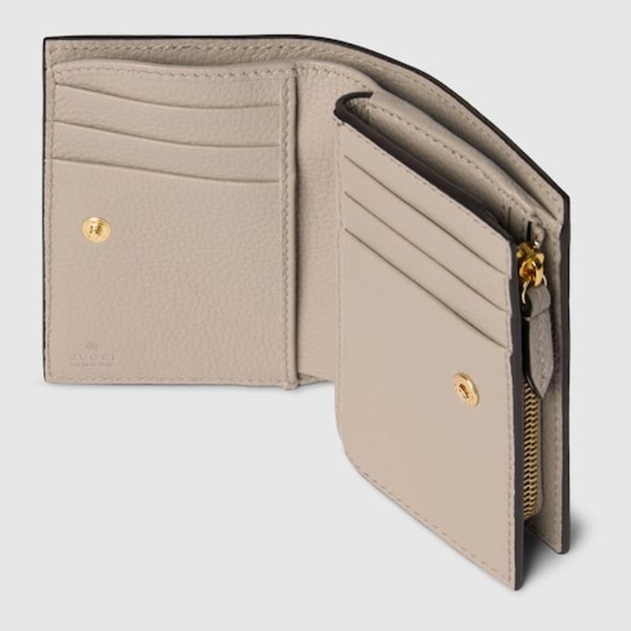 Gucci 二つ折り財布 ベージュ/ホワイト Gucci 二つ折り財布 ベージュ/ホワイト