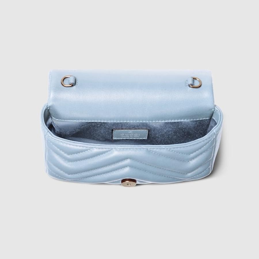 GUCCI（グッチ） レディース 〔GGマーモント〕ミニ ショルダーバッグ 