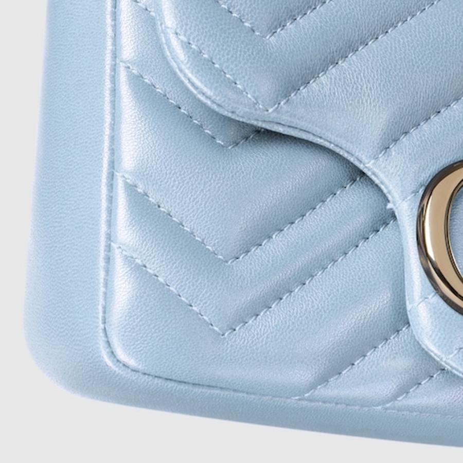 GUCCI（グッチ） レディース 〔GGマーモント〕ミニ ショルダーバッグ 