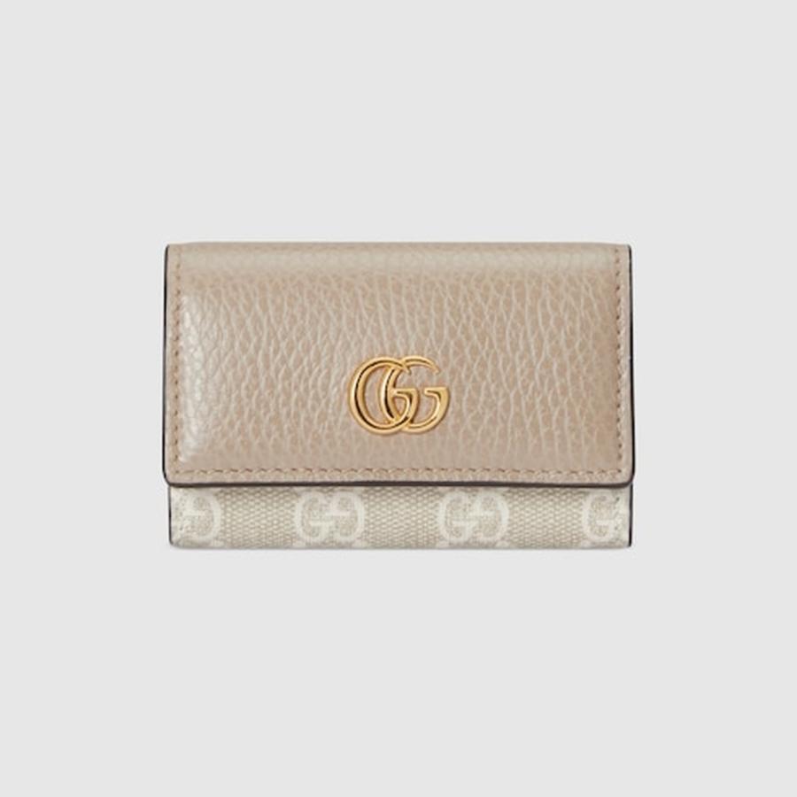 GUCCI（グッチ） レディース ダブルG キーケース【オートミール レザー