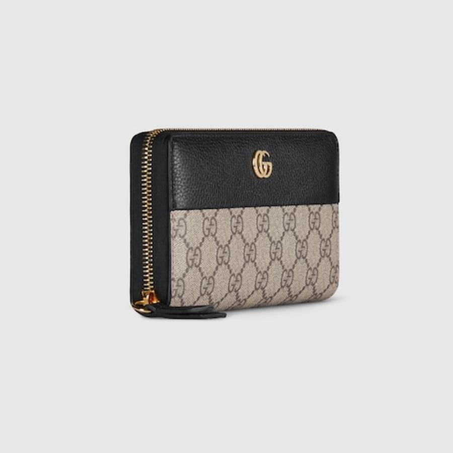 GUCCI（グッチ） レディース ダブルG バイカラー ジップアラウンド