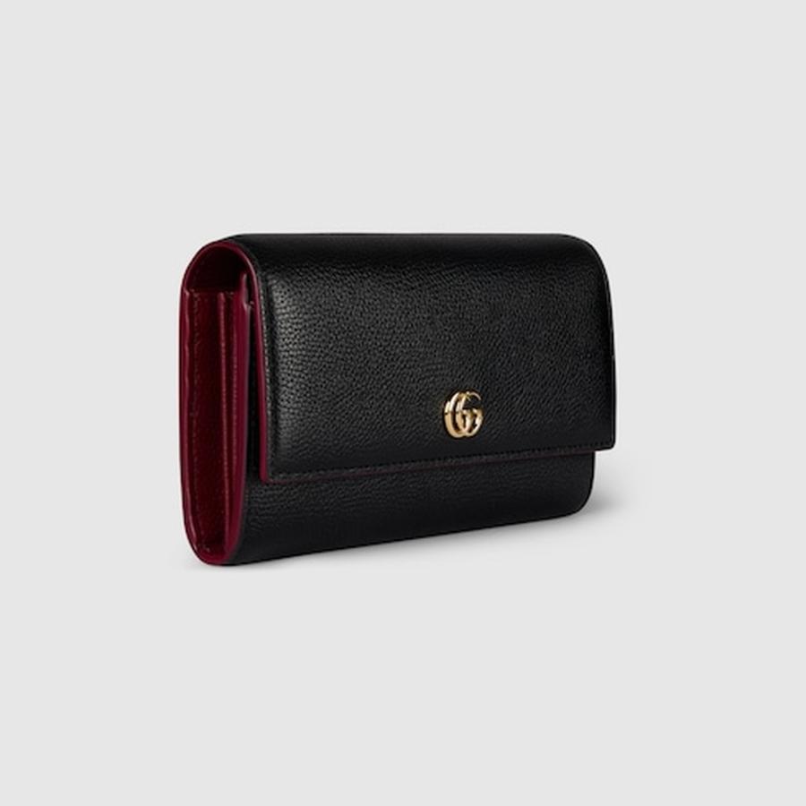 グッチ　GUCCI ダブルG コンチネンタルウォレット GUCCI（グッチ） レディース ダブルG バイカラー コンチネンタル