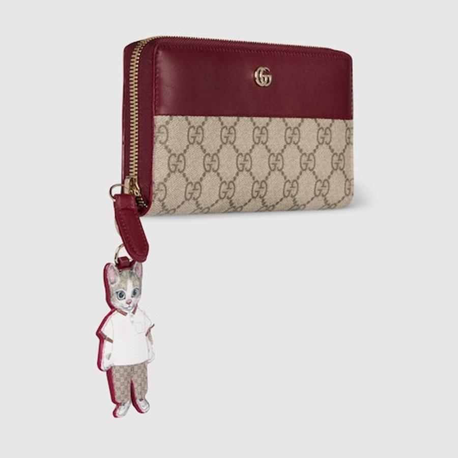 GUCCI（グッチ） レディース ヒグチユウコ バイカラー ジップ