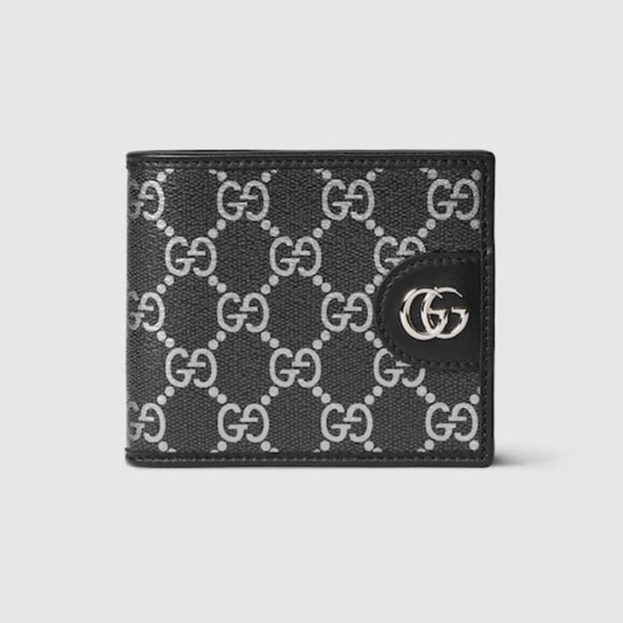 GUCCI（グッチ） メンズ GG 二つ折りウォレット 財布【ブラック