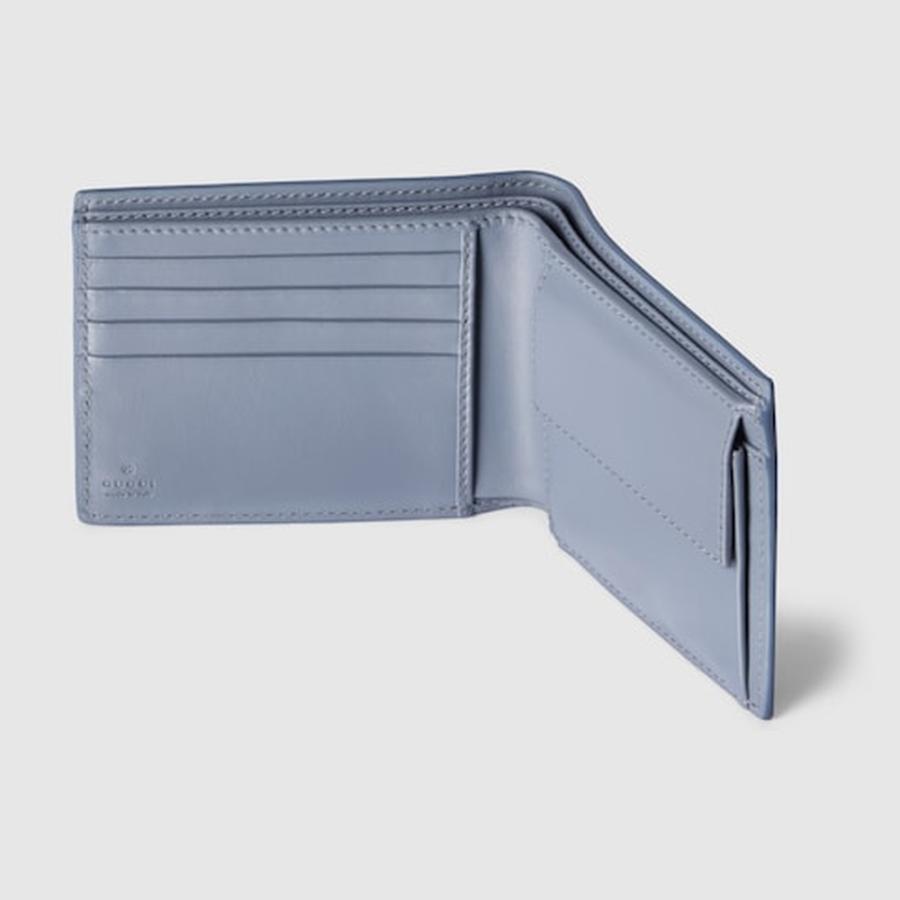 グッチ GUCCI メンズ GG コインウォレット 財布 ダスティブルー インテリア【ダークブルー GGスプリーム 】【送料無料】【正規品】の画像
