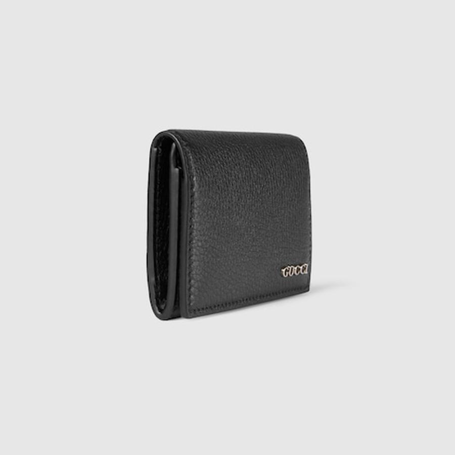 グッチ GUCCI メンズ カードケース ブルー インテリア【ブラック グレインレザー 】【送料無料】【正規品】_2