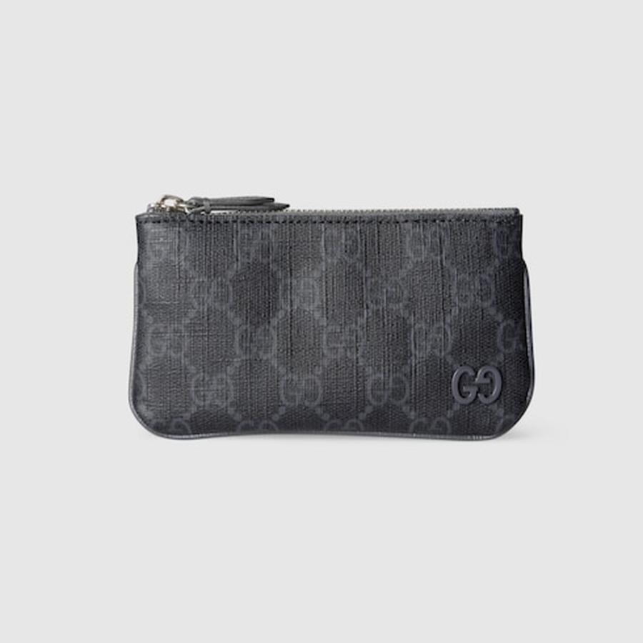 グッチ GUCCI メンズ バイカラー キーポーチ【グレー＆ブラック スプリーム キャンバス 】【送料無料】【正規品】_3