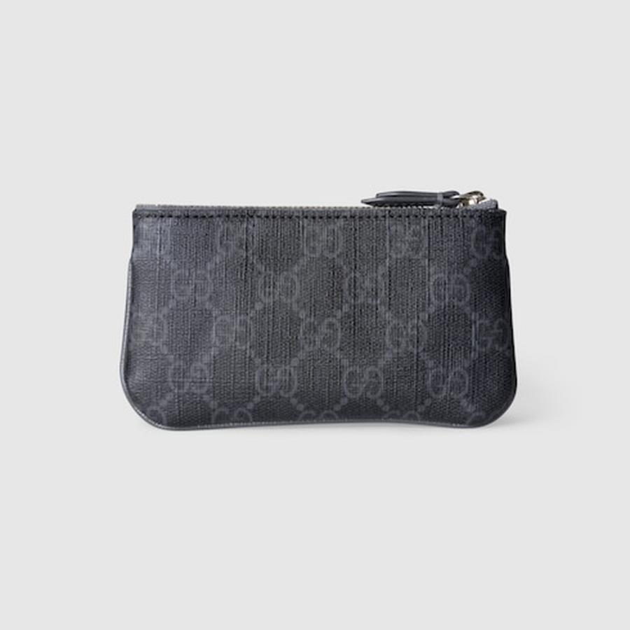グッチ GUCCI メンズ バイカラー キーポーチ【グレー＆ブラック スプリーム キャンバス 】【送料無料】【正規品】_4